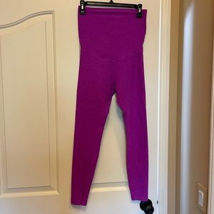 Beyond Yoga Spacedye Maternity Legging in Fuschia